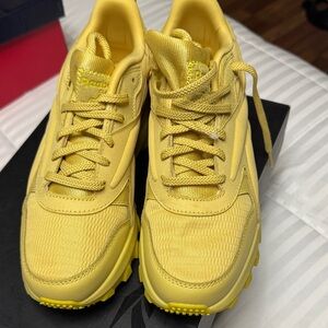 Reebok Vibrant Yellow Athletic Shoes